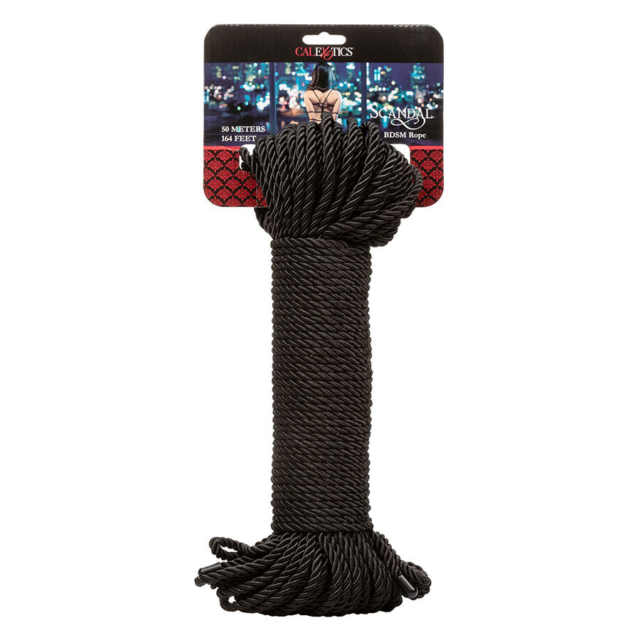 CALEXOTICS - SCANDAL  CORDA NERA BDSM 50 M