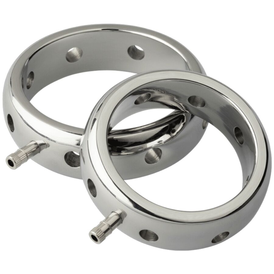 ELECTRASTIM - ANELLO ELETTROMAGNETICO PER PENE IN METALLO PRESTIGE 50 MM
