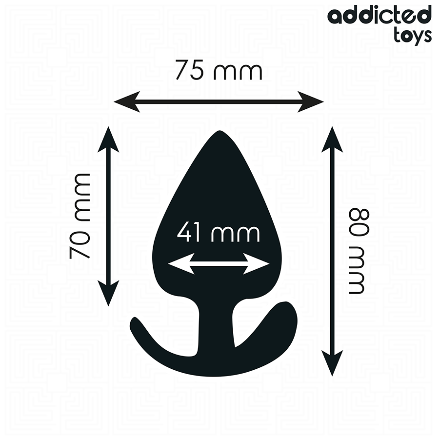ADDICTED TOYS - TAPPO ANALE TAGLIA L 8 CM