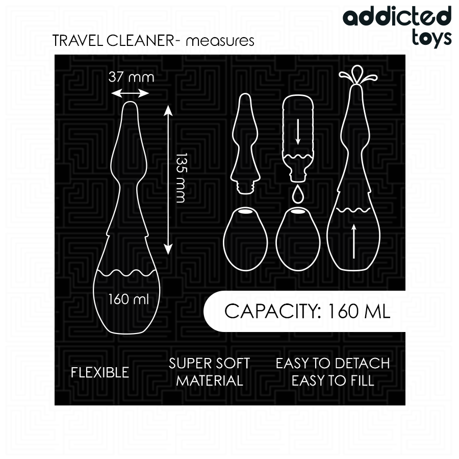 ADDICTED TOYS - DETERGENTE DA VIAGGIO MODELLO 1