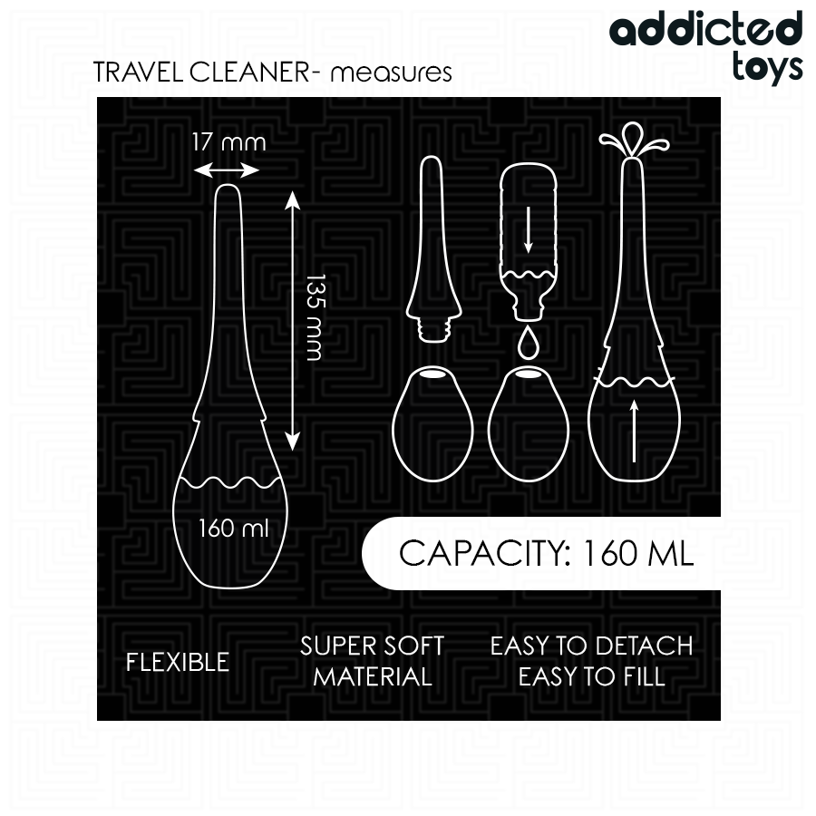ADDICTED TOYS - DETERGENTE DA VIAGGIO MODELLO 3
