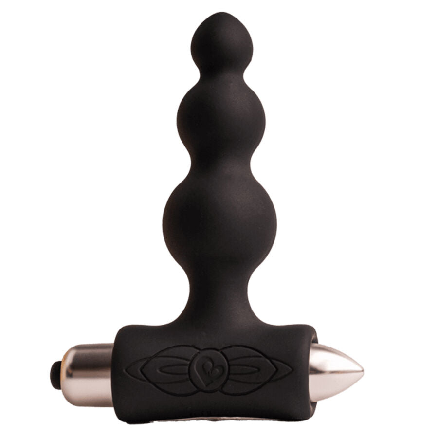 ROCKS-OFF - PETITE SENSATIONS BUBBLES PLUG ANALE VIBRATORE NERO