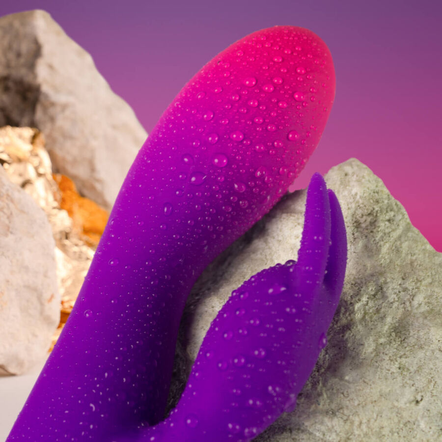 ROCKS-OFF - VIBRATORE CONIGLIO VIOLA GLO-GIRL