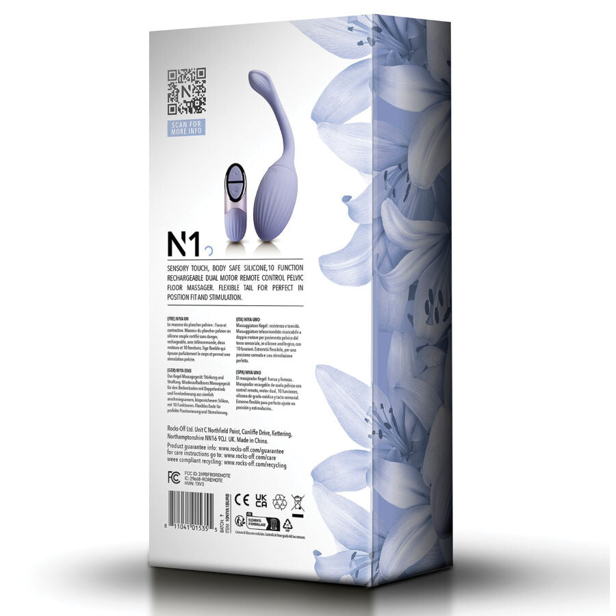 NIYA - N1 MASSAGGIATORE PELVICO KEGEL CON TELECOMANDO