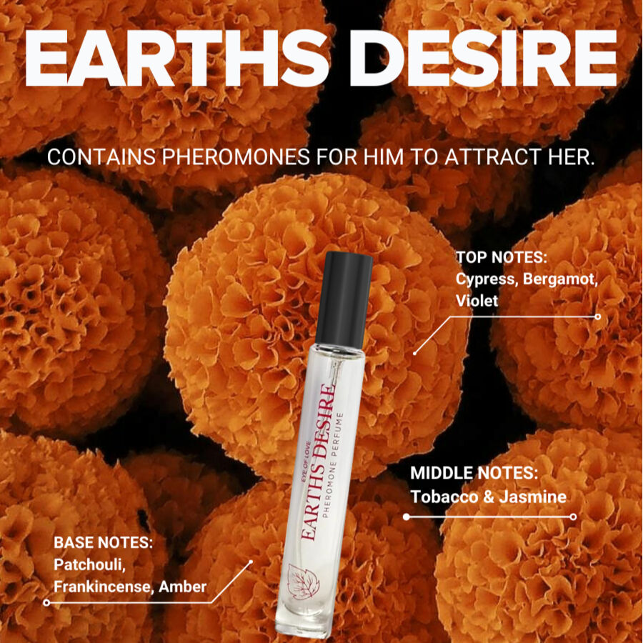 EYE OF LOVE - BLOOM MASCHILE SATIVA PARFUM EARTHS DESIRE 10 ML