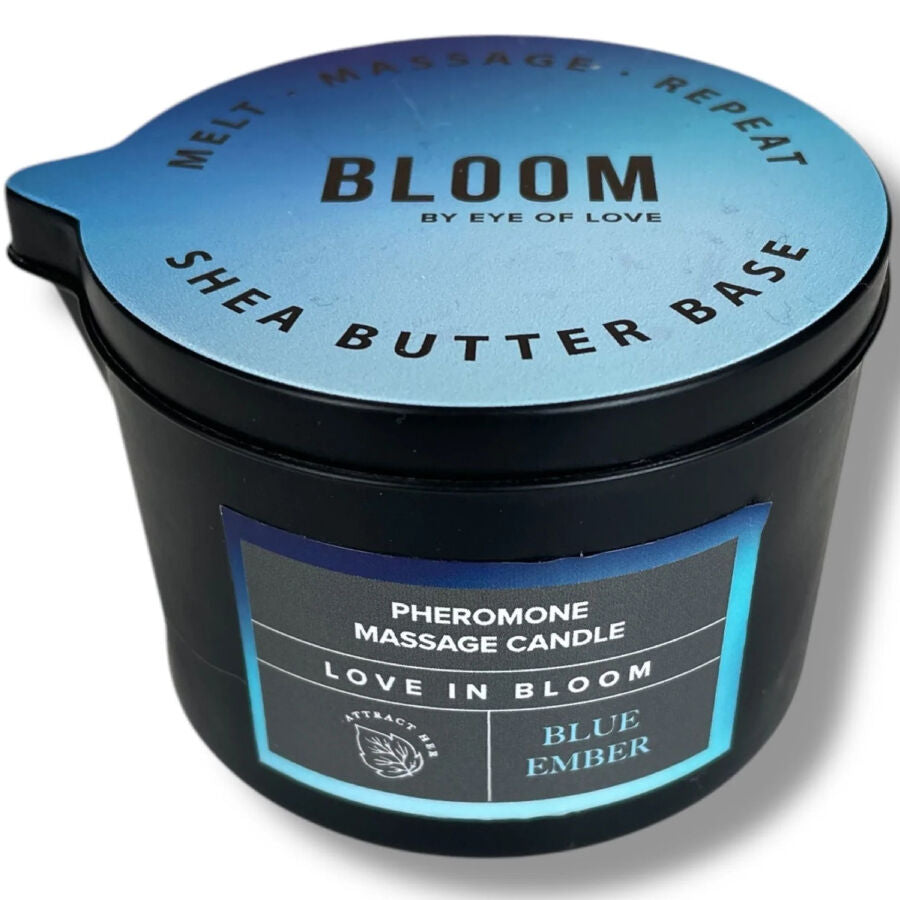 EYE OF LOVE - BLOOM CANDELA DA MASSAGGIO INDICA BLUE EMBER 150 ML