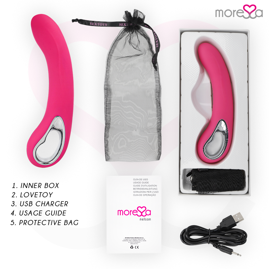 MORESSA - NELSON PREMIUM SILICONE RICARICABILE
