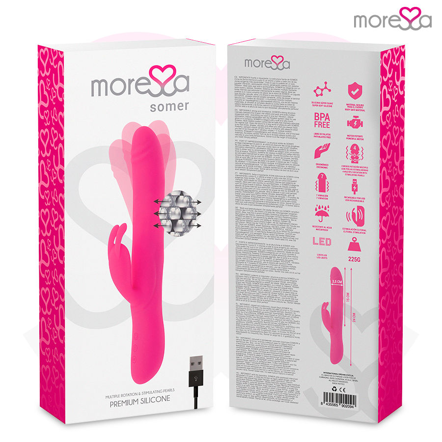 MORESSA - VIBRATORE SOMER PREMIUM A ROTAZIONE MULTIPLA