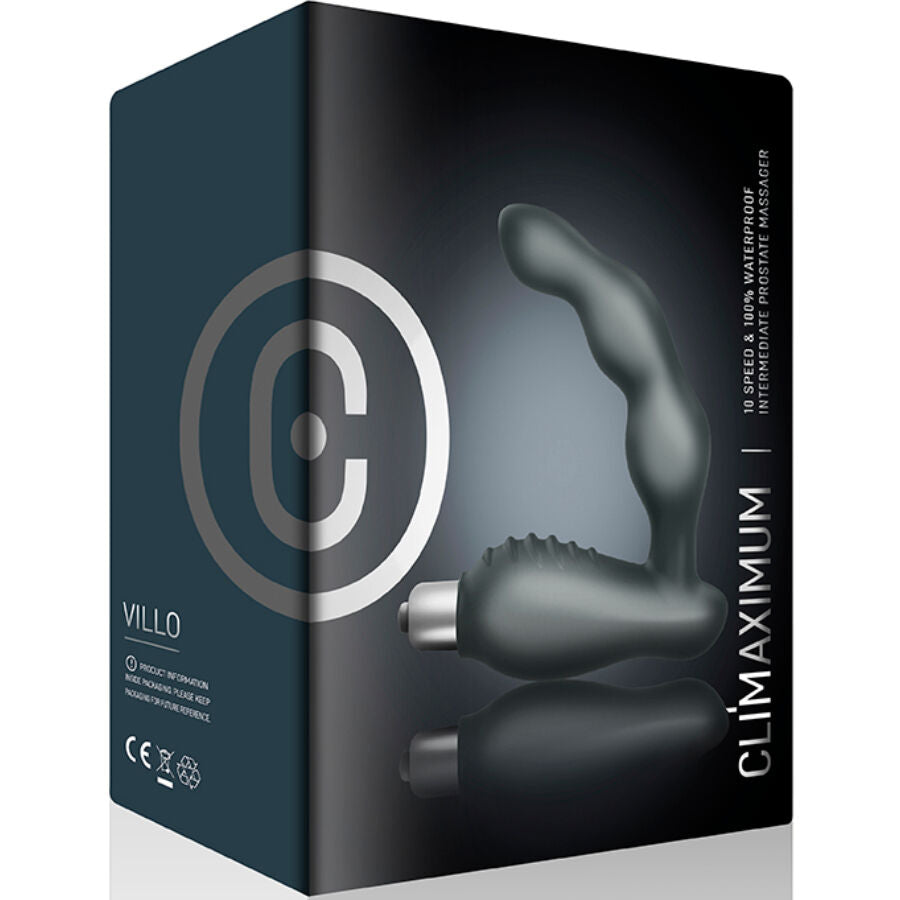 CLIMAXIMUM - VIBRATORE PROSTATICO A GRADINI VILLO