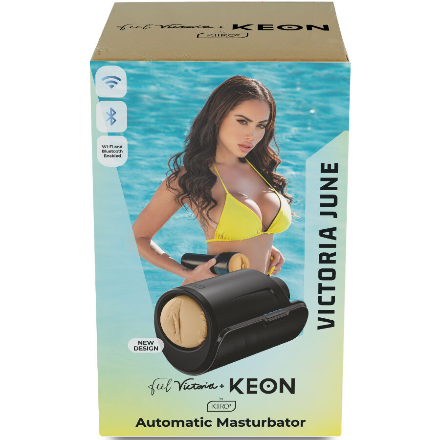 KIIROO - KEON WIFI COMBO VICTORIA JUNE MASTURBATORE AUTOMATICO + FEEL STROKER