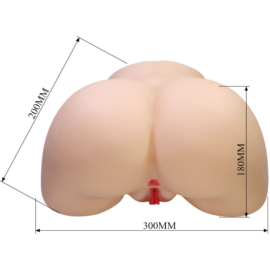 CRAZY BULL - OLIVIA REALISTICO SEDERE FEMMINILE VAGINA E ANALE 5,5 KG