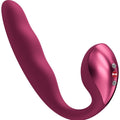 FUN FACTORY - VIBRATORE ALLEGRO INSERIBILE A DOPPIO IMPULSO D'ARIA ROSSO VINO