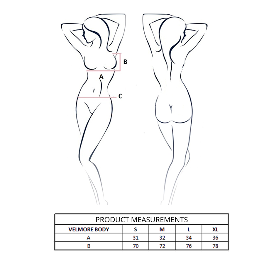 PASSION - VELMORE BODY BLU L/XL