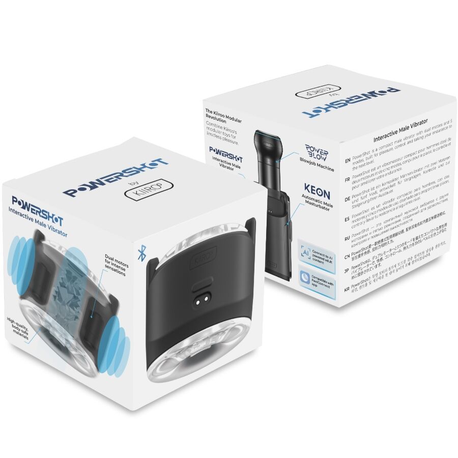 KIIROO - VIBRATORE TASCABILE DA UOMO POWERSHOT