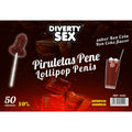 DIABLO GOLOSO - 50 LECCA LECCA AL PENE GUSTO RON COLA 10% ALCOOL