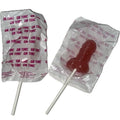 DIABLO GOLOSO - 1 LECCA-LECCA A FORMA DI PENE GIN TONIC GUSTO FRAGOLA 10% ALCOOL