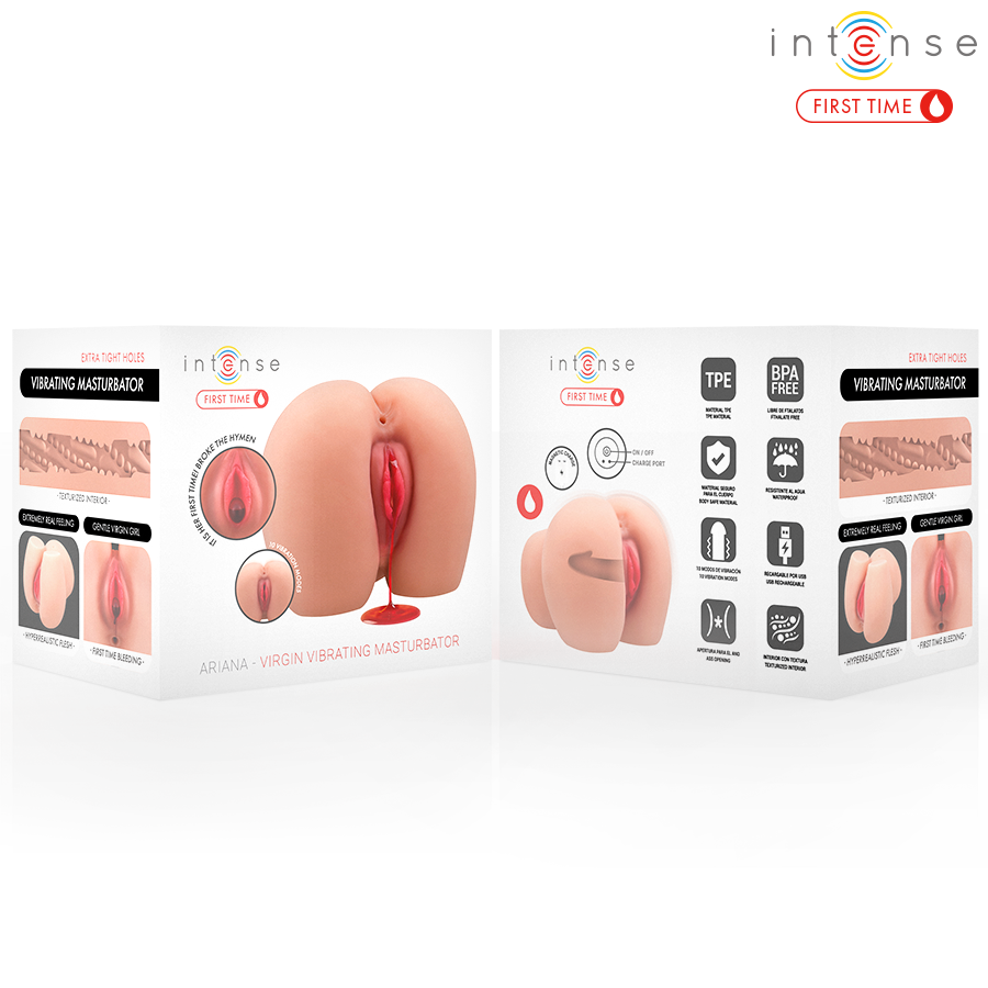 INTENSE FIRST TIME - ARIANA VIRGIN VIBRATORE MASTURBATORE CON SANGUINAMENTO