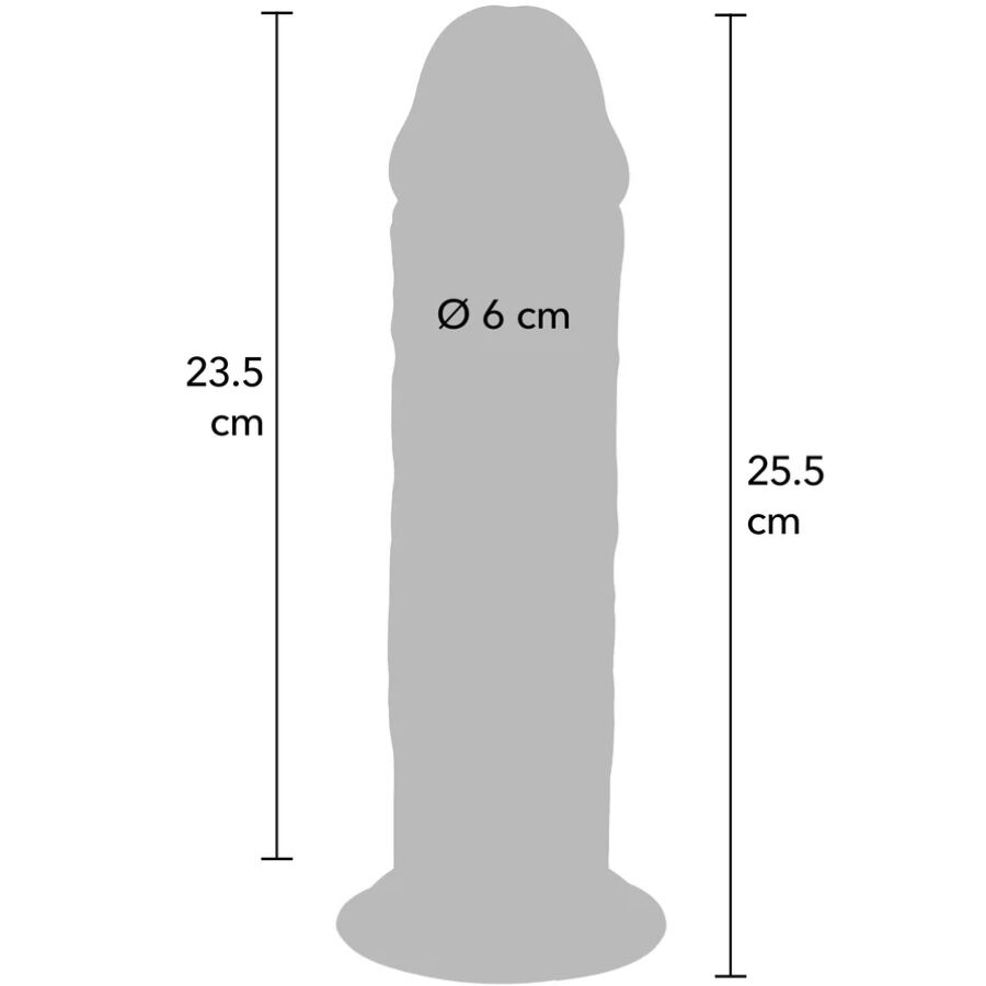 GET REAL - DONG DELUXE IN TPE A DOPPIA DENSITÀ 25,5 CM