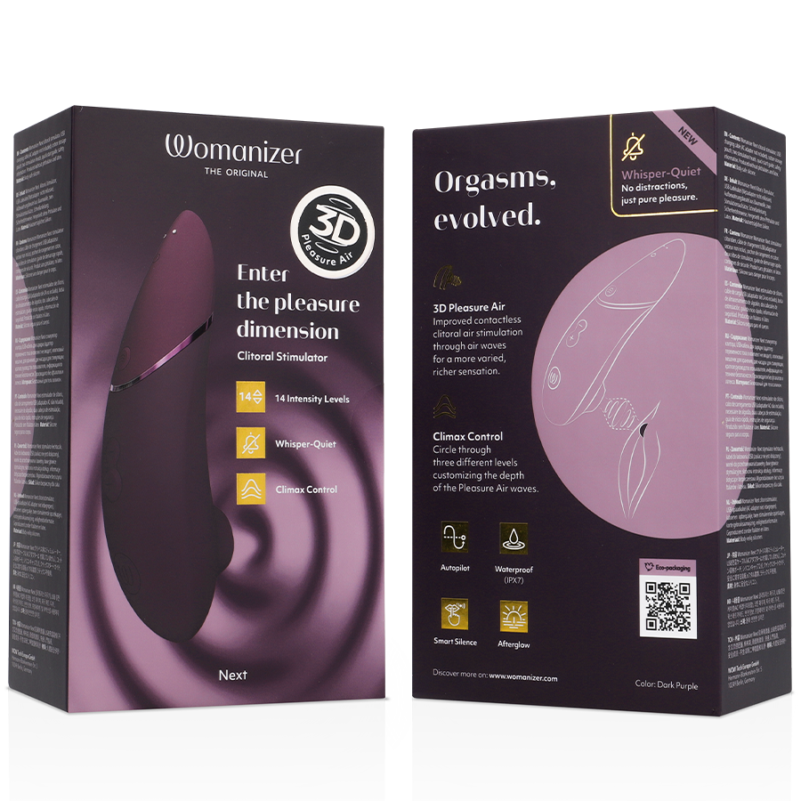 WOMANIZER - NEXT STIMOLATORE CLITORIDEO VIOLA SCURO