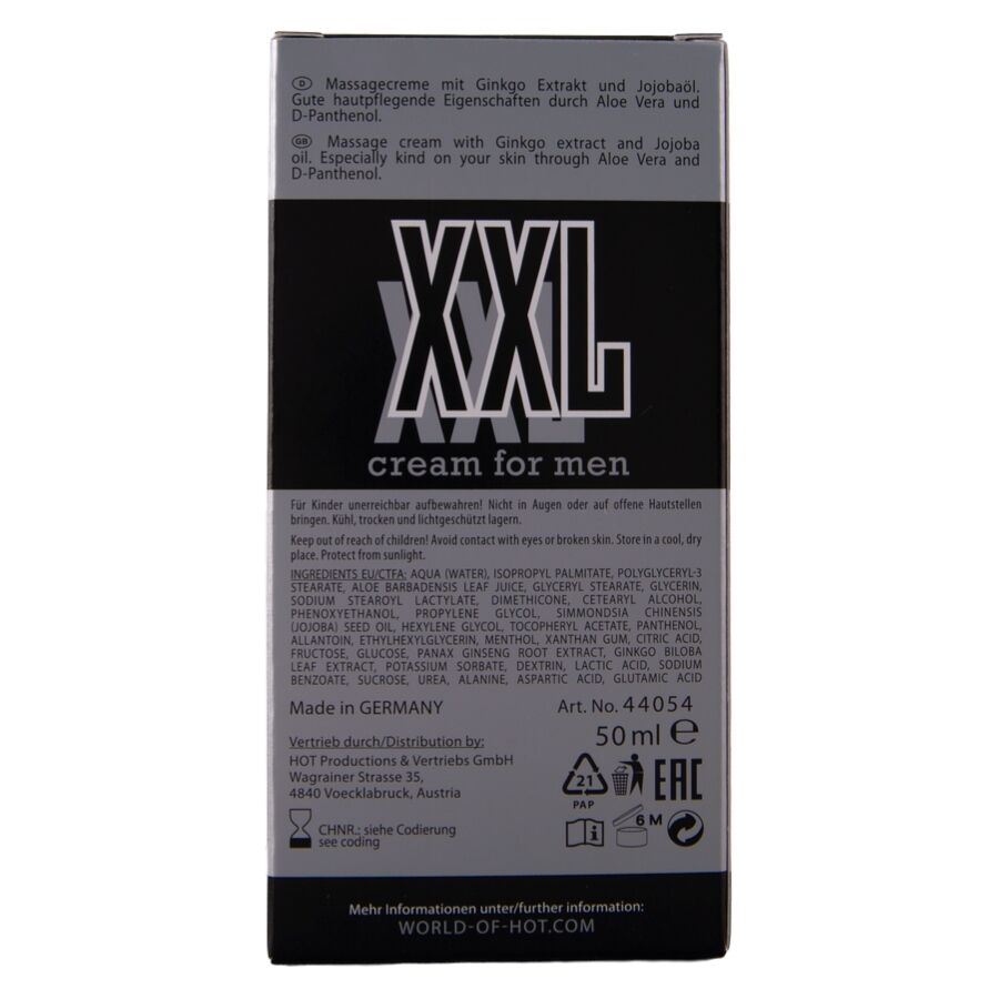 HOT - CREMA XXL PER UOMO 50 ML