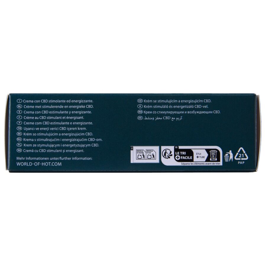 HOT - CREMA PER LA MASTURBAZIONE CON CBD - UNISEX 100ML