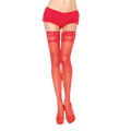 LEG AVENUE - COLLANT ROSSO CON PIZZO AUTOADESIVO