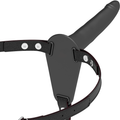 FETISH SUBMISSIVE HARNESS - SILICONE NERO 15 CM