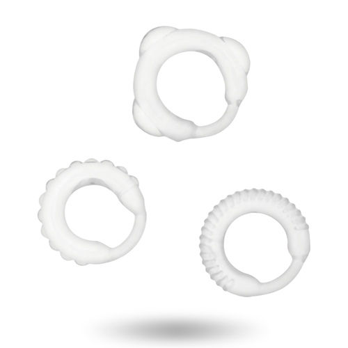 ADDICTED TOYS - SET C-RING TRASPARENTE