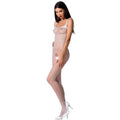 PASSION - WOMAN BS071 BODYSTOCKING BIANCO TAGLIA UNICA