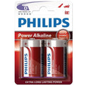 PHILIPS - POWER ALKALINE PILA D LR20 BLISTER * 2