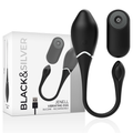 BLACK&SILVER - UOVO VIBRANTE RICARICABILE JENELL