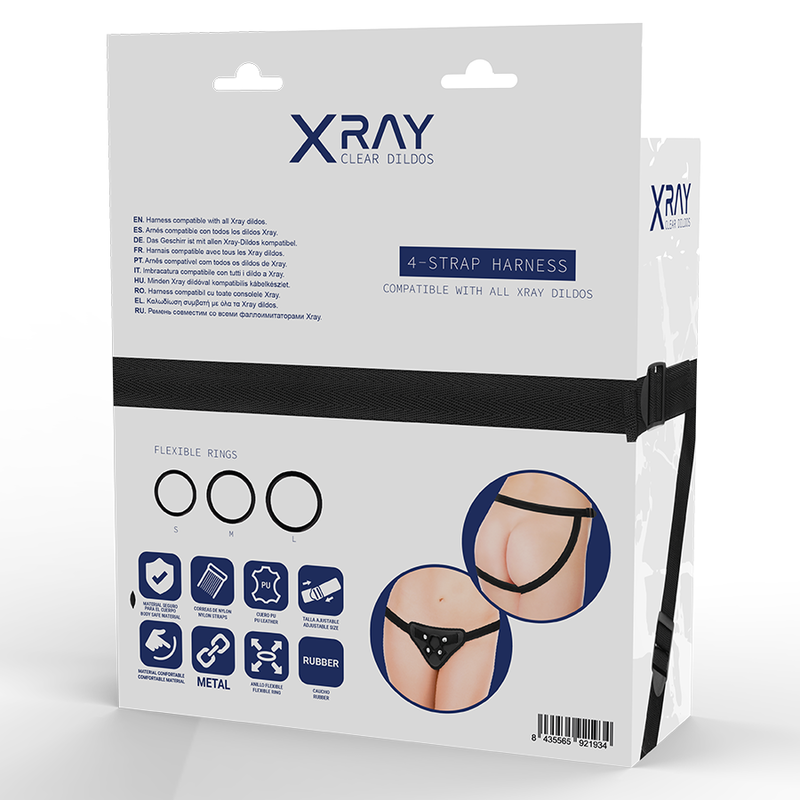X RAY - IMBRAGATURA CON ANELLI IN SILICONE